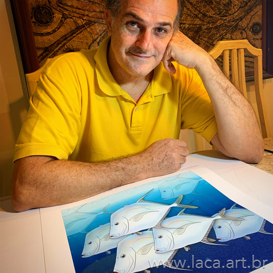 Cardume de Peixes-galo