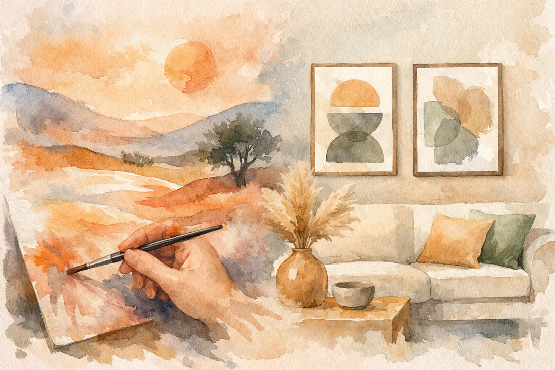 Arte assinada ou decoração genérica?
