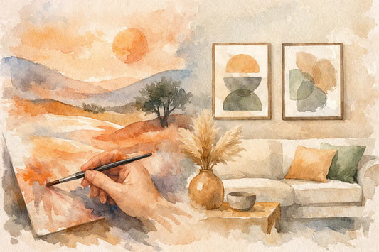 Arte assinada ou decoração genérica?