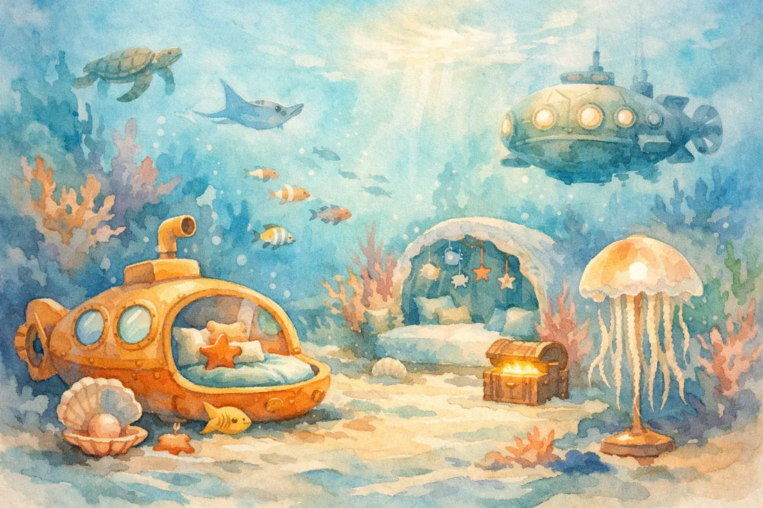 12 ideias de decoração com tema submarino