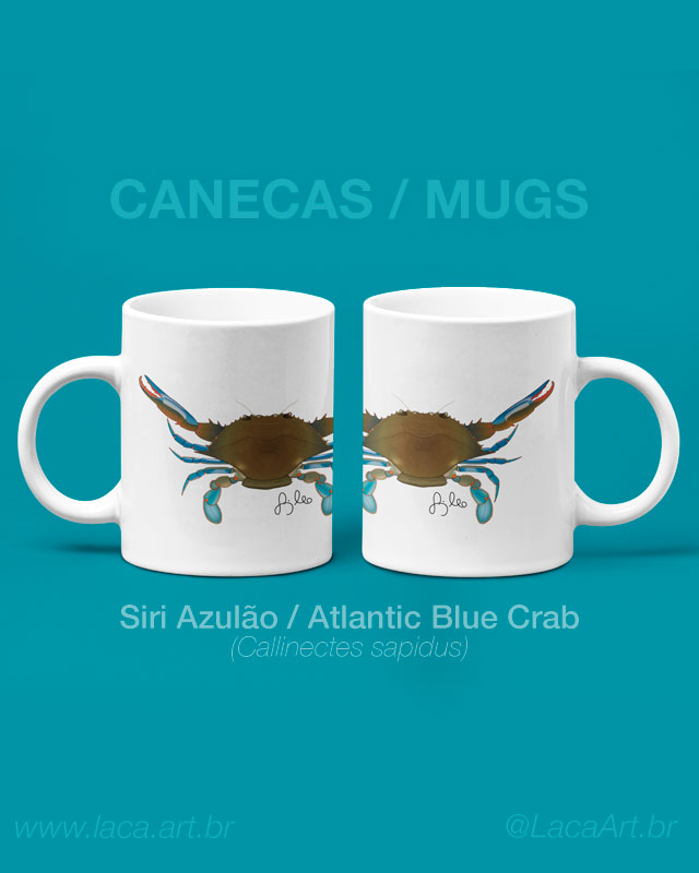 Caneca Siri Azulão